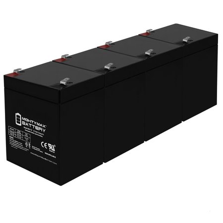 12V 5AH SLA Replacement Battery for Razor Razr MX350 - 4PK -  MIGHTY MAX BATTERY, MAX3966805